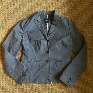 GAP Women's Gray Blazer Jacket